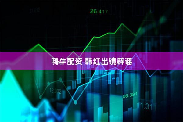 嗨牛配资 韩红出镜辟谣